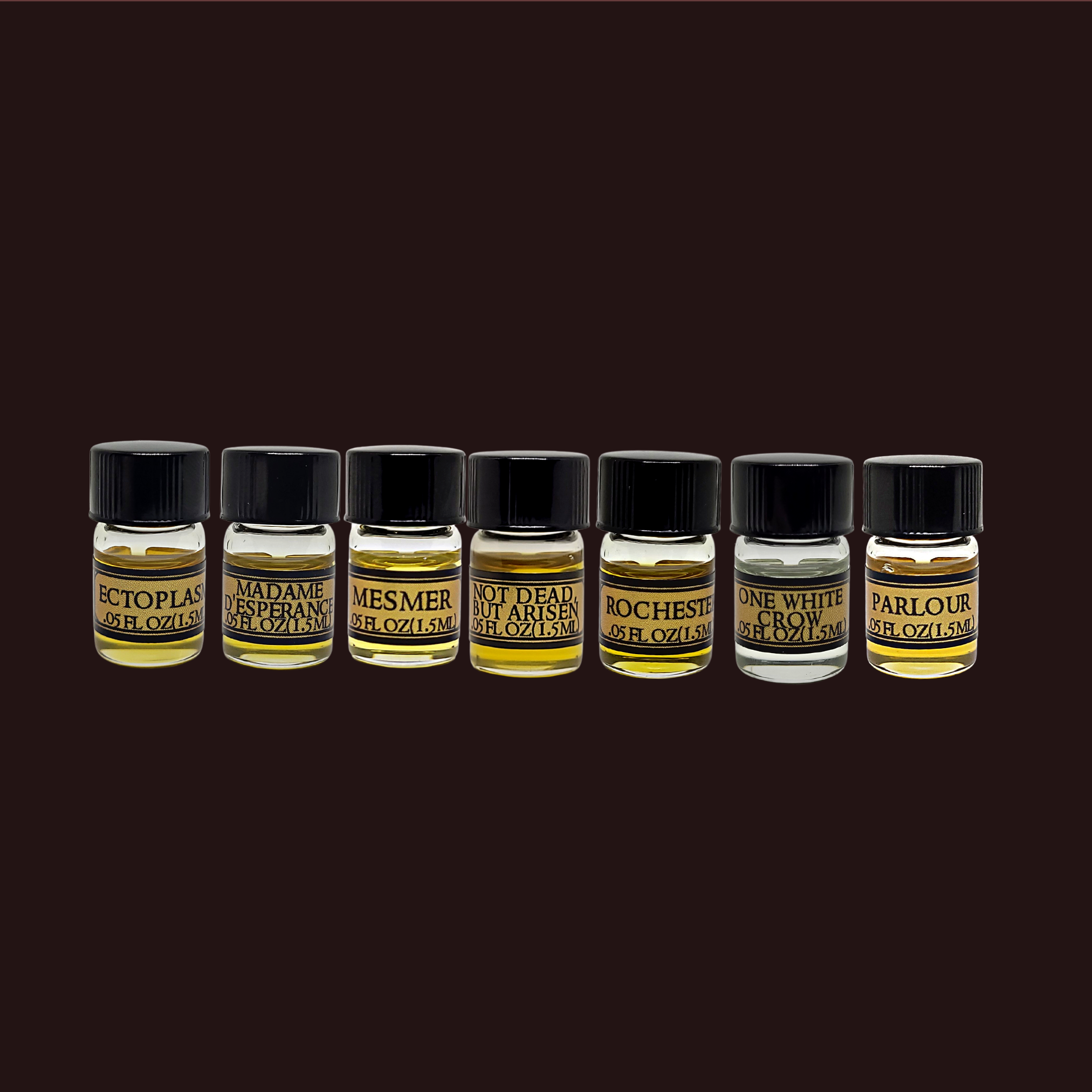 Perfume Oil Sample Pack - Spiritualism Collection (8 Scents)