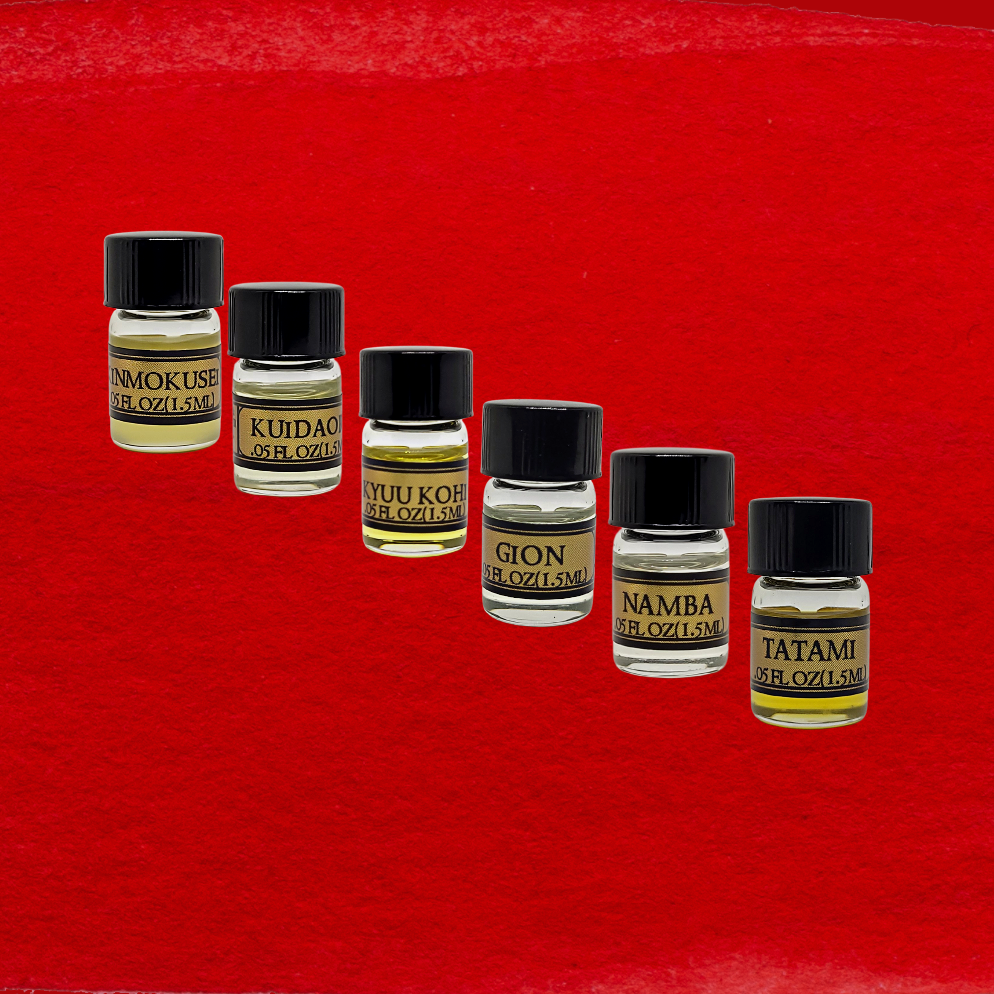 Perfume Oil Sample Pack - Japan Collection (6 Scents)