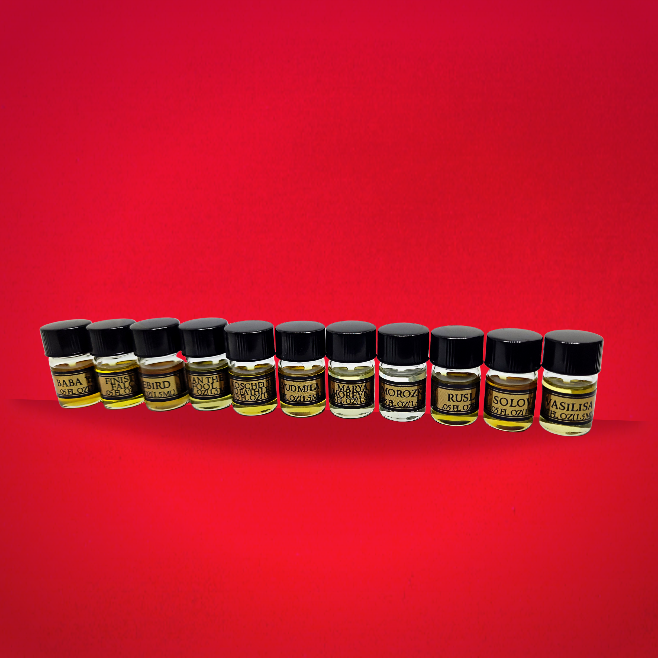 Perfume Oil Sample Pack - Slavic Fairy Tale Collection (11 Scents)