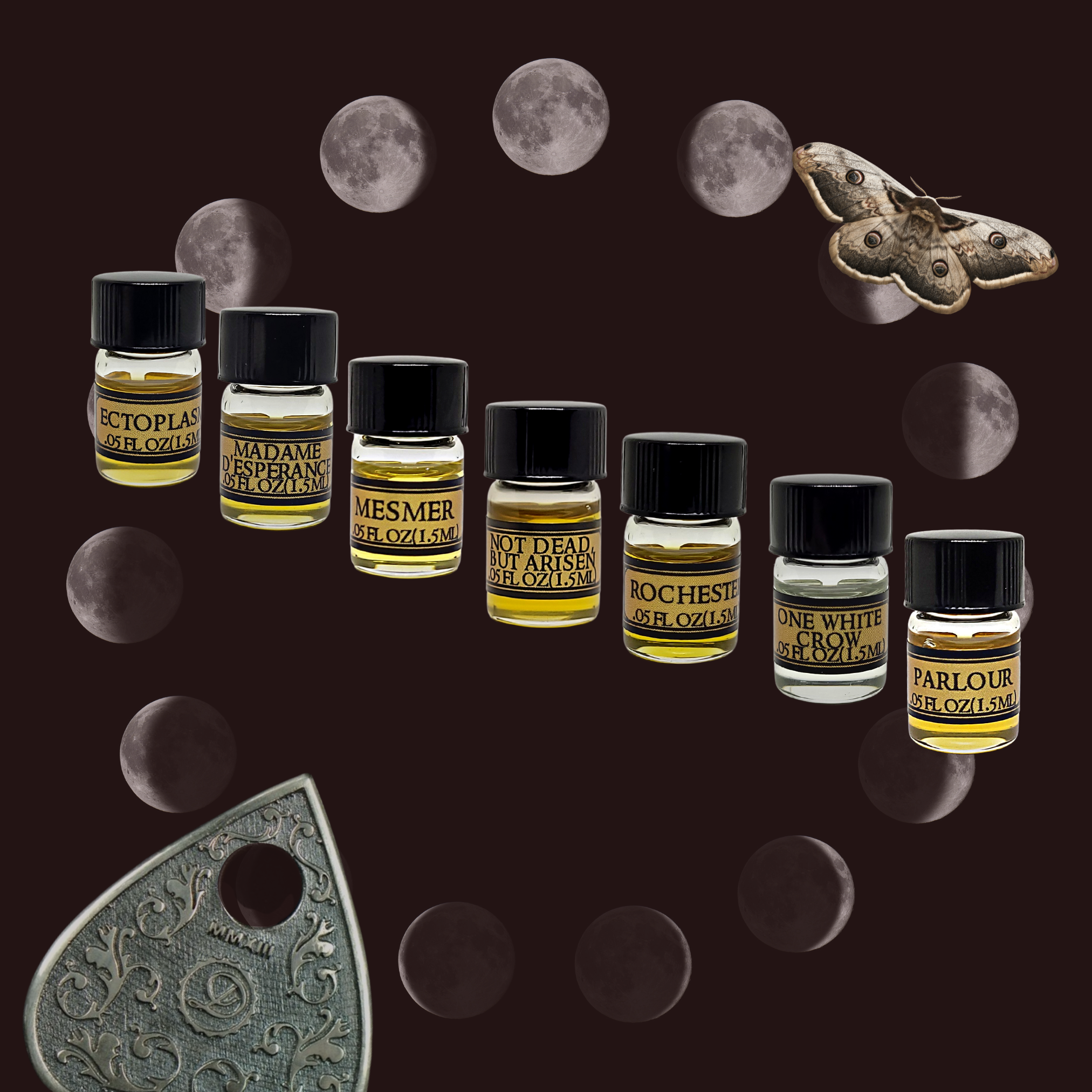 Perfume Oil Sample Pack - Spiritualism Collection (8 Scents)